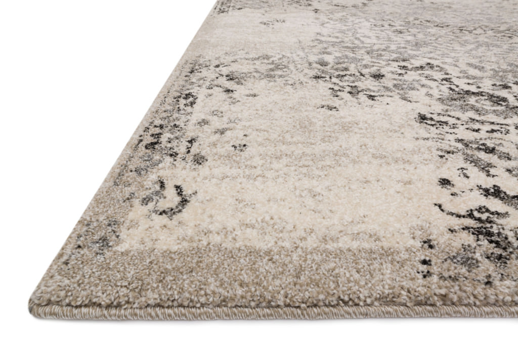 Loloi Emory EB-01 Ivory / Charcoal Rug (floor view)