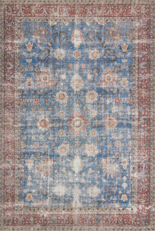 Loloi Loren LQ-01 Blue / Brick